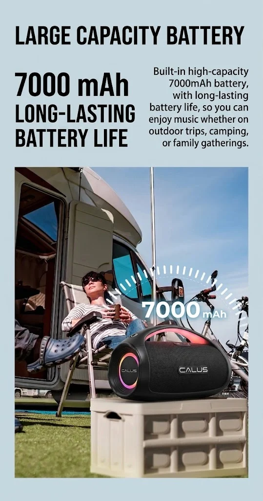 CALUS Extreme Boom +3 Long lasting battery
