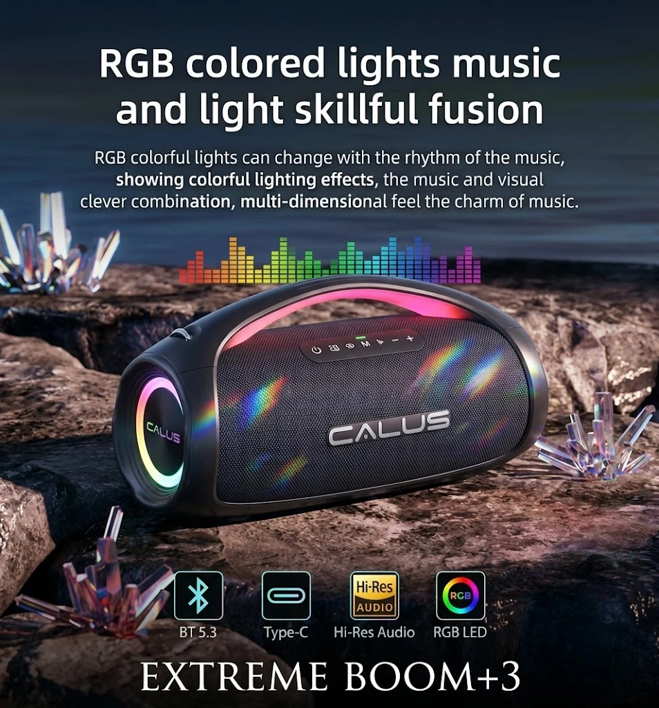 CALUS Extreme Boom +3 rgb lights