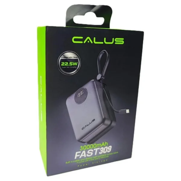 CALUS FAST309 Power Bank in box CALUS FAST309 30000mAh 22.5W PD Fast-Charging Power Bank