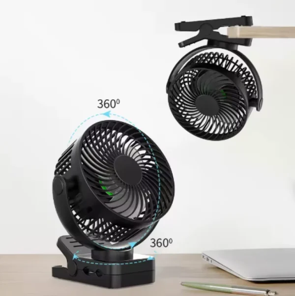 CALUS Fan 02 Portable Rechargeable Fan – 360° Automatic Rotation, Remote Control & 4000mAh Battery
