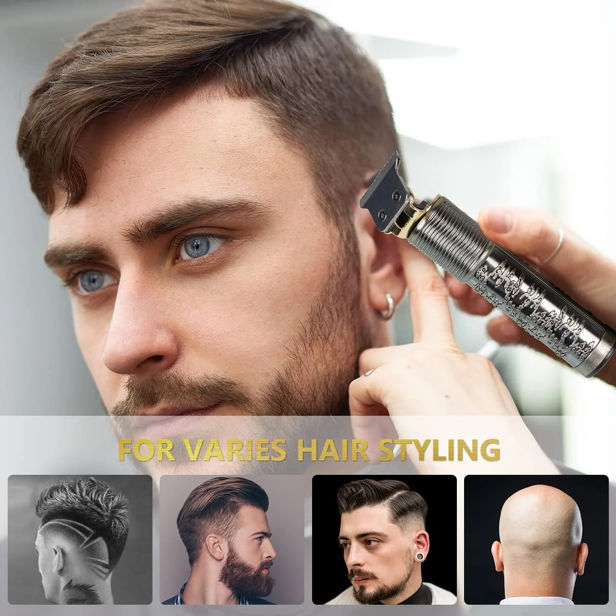 CALUS G582 Professional Hair Clipper – Cordless Rechargeable Hair Trimmer with LED Display 5 CALUS G582 hair clipper for various hairstyle