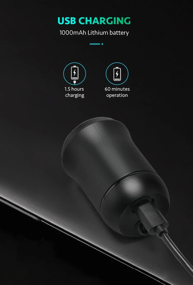 CALUS GY20 Electric Shaver – Compact Portable Electric Shaver for Daily Grooming 3 CALUS-GY20-Electric-Shaver-usb-charging