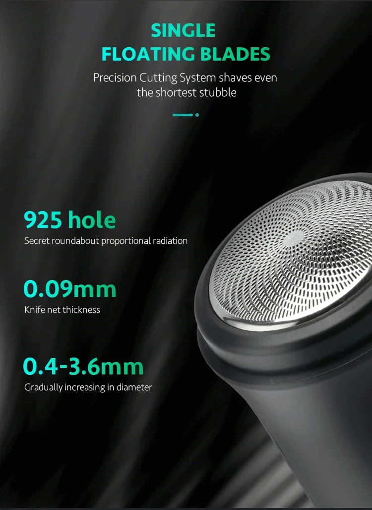CALUS GY20 Electric Shaver – Compact Portable Electric Shaver for Daily Grooming 5 CALUS-GY20-Electric-single floating blades