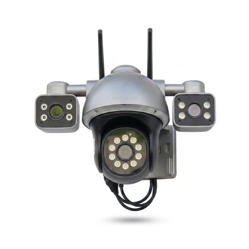 CALUS VTC34 triple-lens WiFi and Ethernet security camera