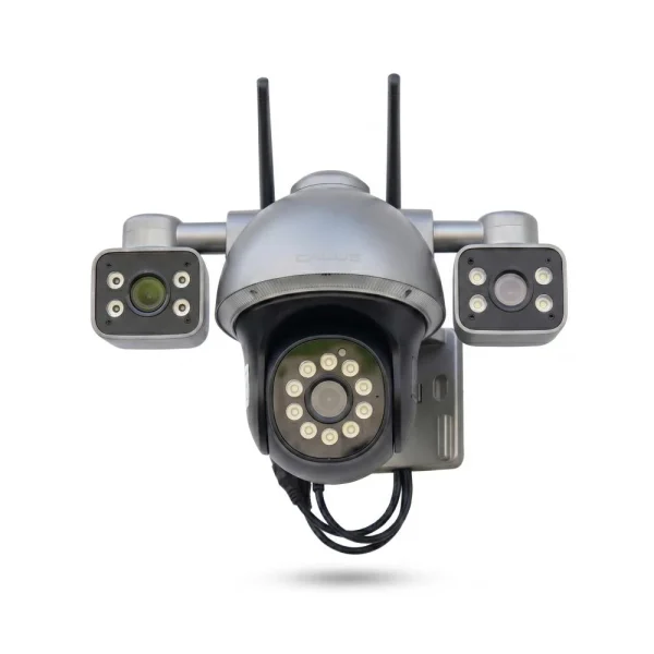 CALUS VTC34 triple-lens WiFi and Ethernet security camera
