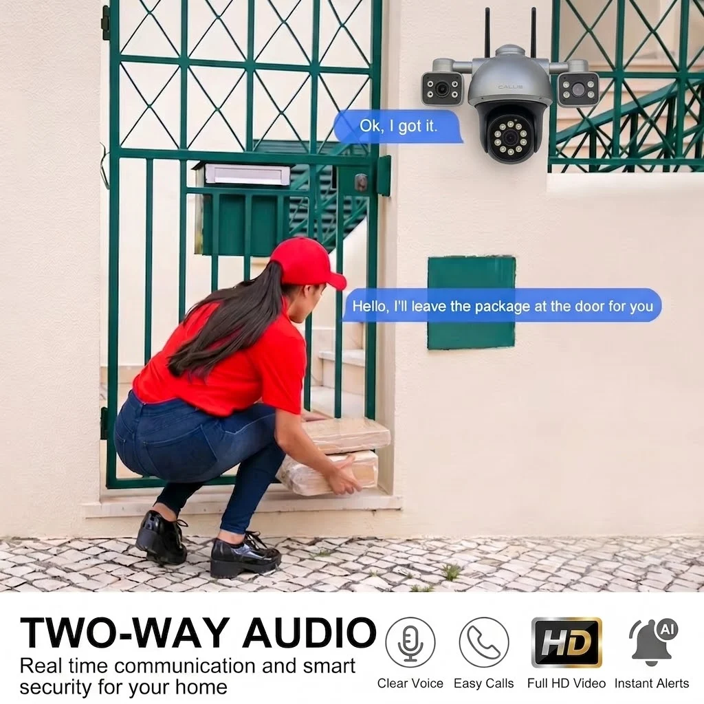 CALUS VTC34 triple-lens  two way audio
